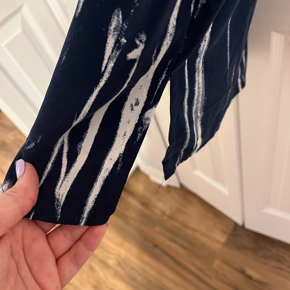 Rock & Republic Blue and White Streak Dress - Picture 7 of 7